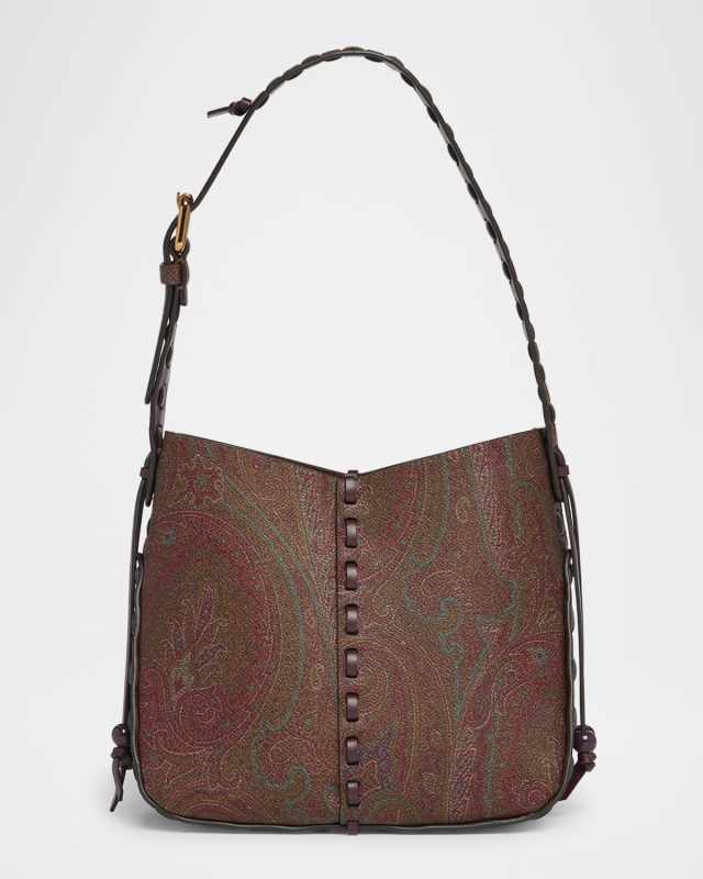Vulcano Paisley Jacquard Crossbody Bag